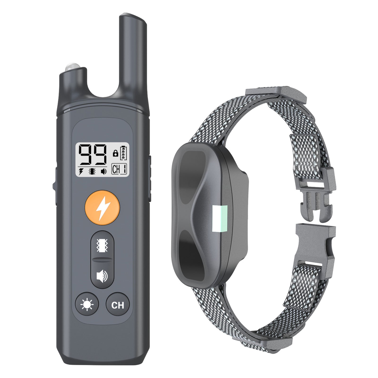 Electric Dog Training Collar Rechargeable IP67 Waterproof Electric Shock Collar for Dogs Electric Dog Training Collar Rechargeable IP67 Waterproof Electric Shock Collar for Dogs